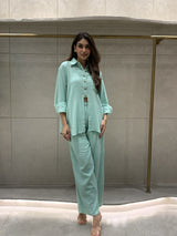 Tasuvure X MW Sage Green Cotton Coord Set
