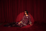 Tasuvure X MW Zaira Zardosi Sharara Set - Maroon