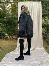 Mitali Wadhwa Coat/jacket Faux Fur Overcoat
