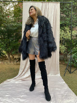 Mitali Wadhwa Coat/jacket Faux Fur Overcoat