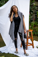 Mitaliwadhwa 3 way fur cape