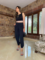 Mitaliwadhwa Black & White easy coord set
