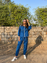 Mitaliwadhwa Blue cargo set
