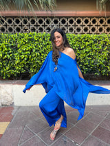 Mitaliwadhwa Blue off shoulder Top
