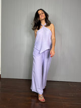 Mitaliwadhwa coordinate sets Cotton Lilac Halter Set