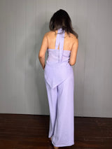 Mitaliwadhwa coordinate sets Cotton Lilac Halter Set