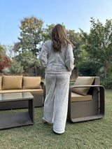 Mitaliwadhwa Faux fur bomber set