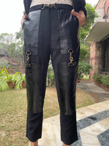 Mitaliwadhwa Faux leather and clamp set