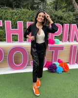 Mitaliwadhwa Faux leather Jacket