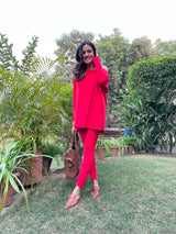 Mitaliwadhwa Fleece tights set