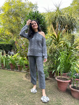 Mitaliwadhwa Grey Sweater Set