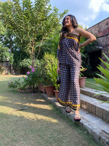 Mitaliwadhwa one Shoulder Kaftan Set