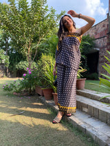 Mitaliwadhwa one Shoulder Kaftan Set