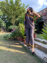 Mitaliwadhwa one Shoulder Kaftan Set