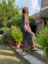 Mitaliwadhwa one Shoulder Kaftan Set