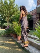 Mitaliwadhwa one Shoulder Kaftan Set