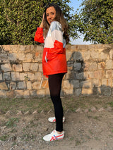 Mitaliwadhwa Orange wind-cheater