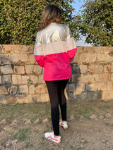 Mitaliwadhwa Pink wind-cheater