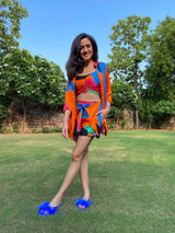 Mitaliwadhwa Rainbow shorts set