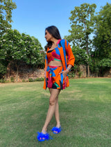 Mitaliwadhwa Rainbow shorts set