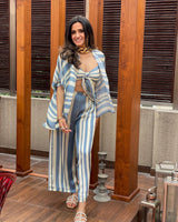 Mitaliwadhwa Sea stripes 3 pc set