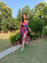 Mitaliwadhwa Super Colored Front tie-up Dress