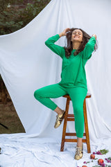 Mitaliwadhwa Sweater set GREEN