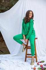 Mitaliwadhwa Sweater set GREEN