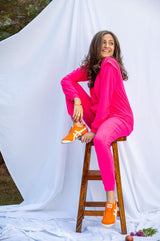Mitaliwadhwa Sweater set NEON PINK