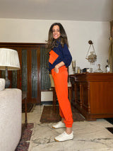 Mitaliwadhwa The real Sporty orange set