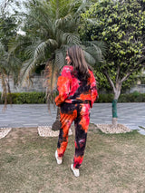 Mitaliwadhwa Tie dye athleisure set