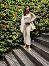 Mitaliwadhwa White 3pc Fleece Set