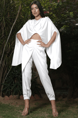 Mitaliwadhwa White pleats set