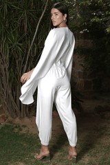 Mitaliwadhwa White pleats set