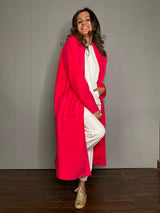 Mitaliwadhwa XS / PINK Blue and Pink fleece overcoat