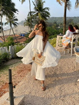 Mitaliwadhwa XS White Layered Top