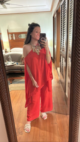 Mitaliwadhwa XS / XS Cotton off shoulder set