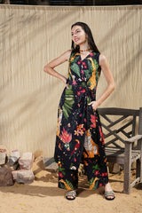 Mitaliwadhwa XS / XS / With Knot Custom Jungle print
