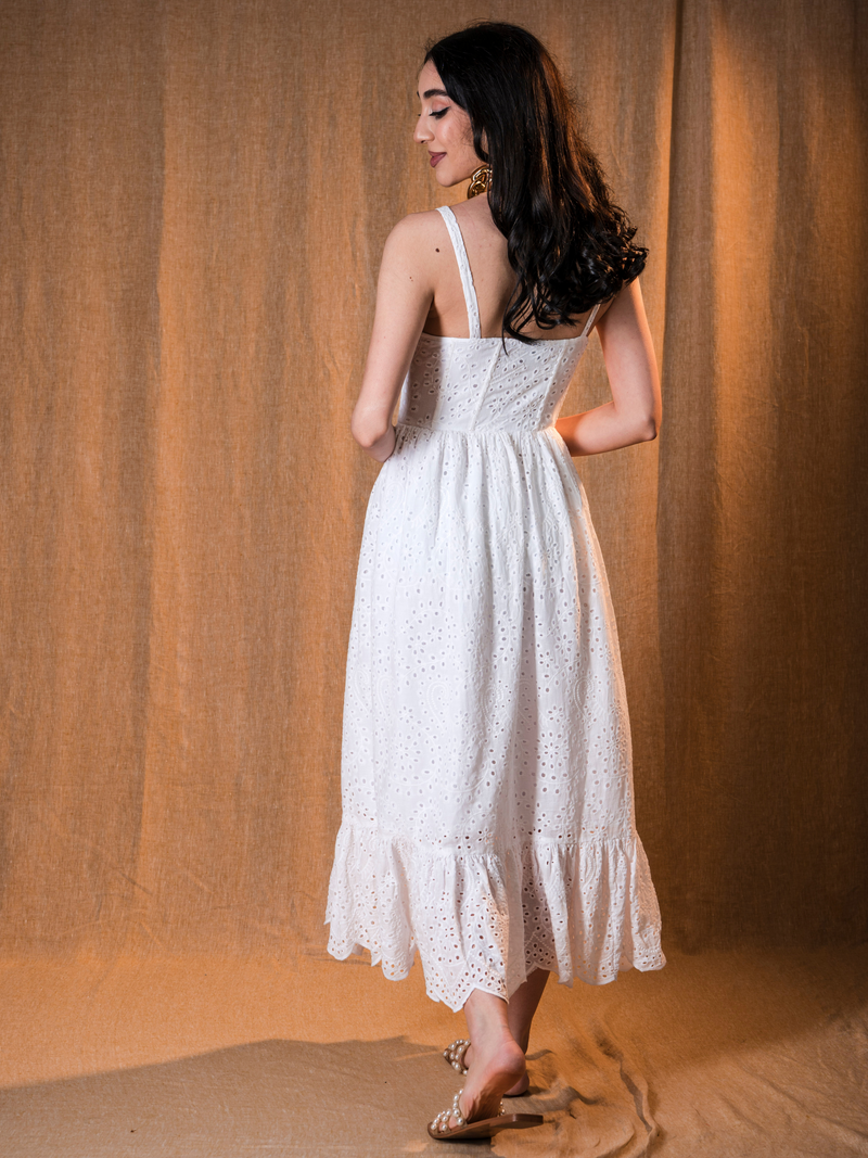 Cotton corset dress