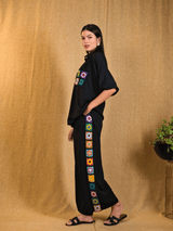 Mitaliwadhwa Black crochet set