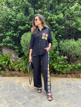 Mitaliwadhwa Black crochet set