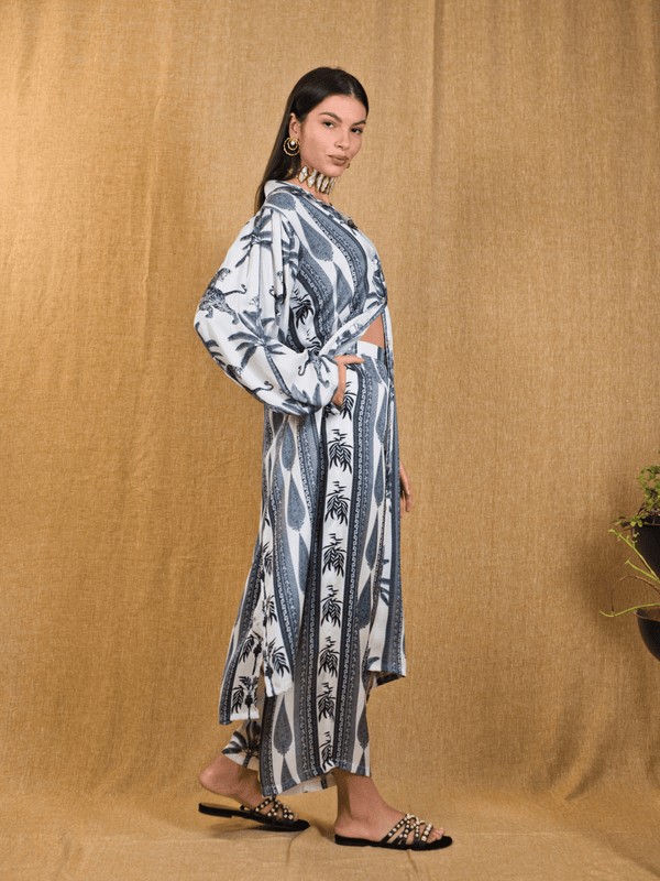 Mitaliwadhwa Custom grey tiger KP set