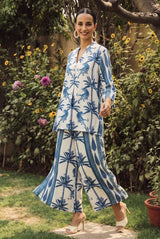 Mitaliwadhwa Custom print Blue tiger set
