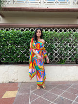 Mitaliwadhwa Off Shoulder Dhoti Set