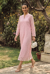 Mitaliwadhwa Pink scallop dress