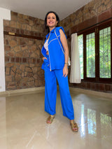 Mitaliwadhwa The Perfect Blue cargo Pants