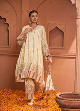 Mitaliwadhwa White Tissue 3 pc set