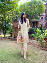 Mitaliwadhwa White Tissue 3 pc set