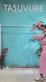 Sandara Smocked Co-ord Set - Pink