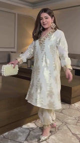Cotton lurex KP set